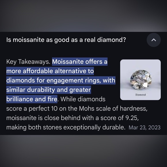 Moissanite Diamonds - Picture 6 of 7